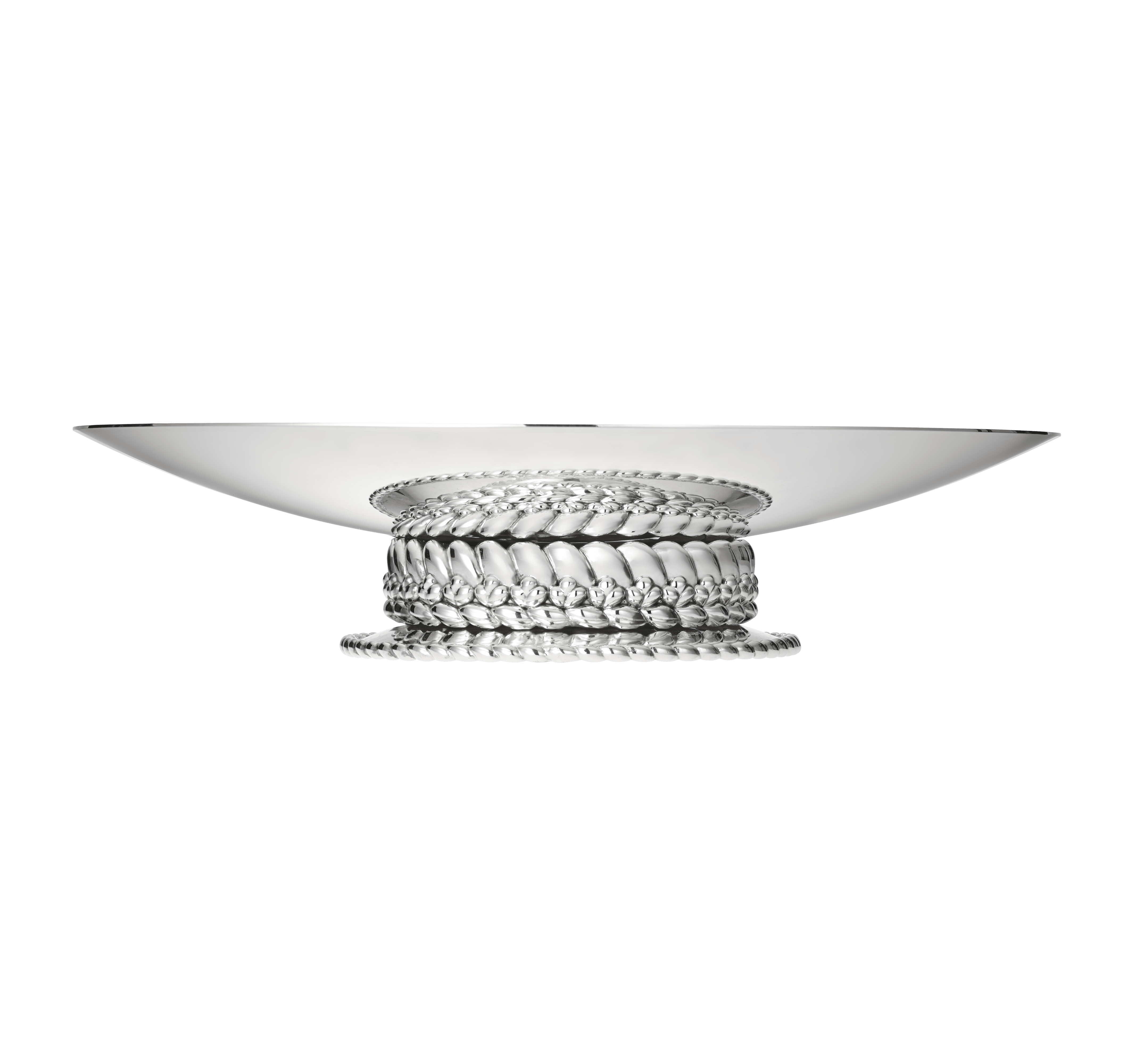 Christofle メッシュボウル Silver Plated Centerpiece Babylone